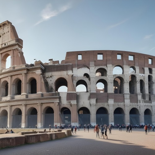 Colosseum In Rome Italy 16 Da40