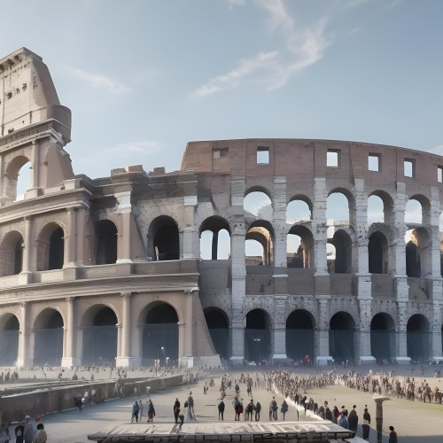 Colosseum In Rome Italy 23 F332