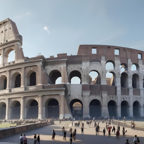 Colosseum In Rome Italy 5 965b
