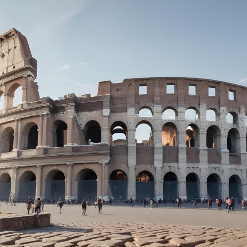 Colosseum In Rome Italy 7 0608