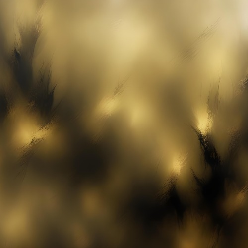Dark And Mysterious A Plain Golden Background With A Subtle Texture Dark Shadows And Fog Blurred Neo Expressionism 1 0c56