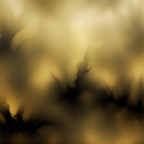 Dark And Mysterious A Plain Golden Background With A Subtle Texture Dark Shadows And Fog Blurred Neo Expressionism 10 9691