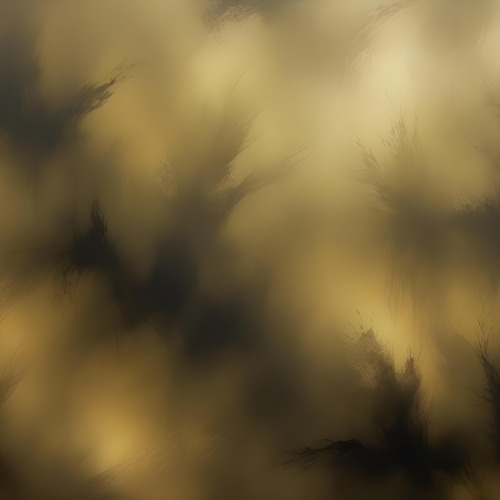 Dark And Mysterious A Plain Golden Background With A Subtle Texture Dark Shadows And Fog Blurred Neo Expressionism 16 B45c