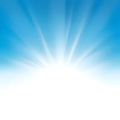 Digital Painting A Bright Radiant Light Source At The