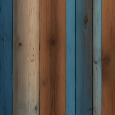 Digital Painting A Wood Texture With Vertical Lines And A Gradient From Brown To Blue The Wood Grain Is Visible And Detailed Creating A Natural Look Bold And Slim Lines Brush Strokes 16 3c34