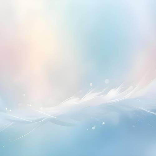 Digital Painting Abstract Background With Pastel Colors Bokeh Effect And A Soft Dreamy Atmosphere Light Blue And White Tones Creating A Serene And Ethereal Feel Bold And Slim Lines Brush Strokes 16 1c75