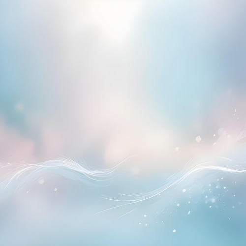 Digital Painting Abstract Background With Pastel Colors Bokeh Effect And A Soft Dreamy Atmosphere Light Blue And White Tones Creating A Serene And Ethereal Feel Bold And Slim Lines Brush Strokes 18 28f0