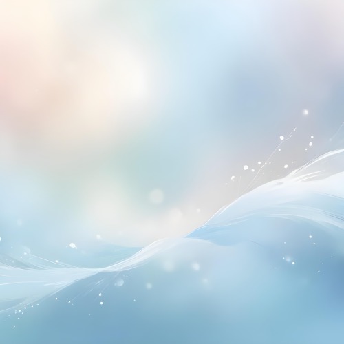Digital Painting Abstract Background With Pastel Colors Bokeh Effect And A Soft Dreamy Atmosphere Light Blue And White Tones Creating A Serene And Ethereal Feel Bold And Slim Lines Brush Strokes 25 6c44