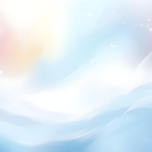 Digital Painting Abstract Background With Pastel Colors Bokeh Effect And A Soft Dreamy Atmosphere Light Blue And White Tones Creating A Serene And Ethereal Feel Bold And Slim Lines Brush Strokes 42 F5cb