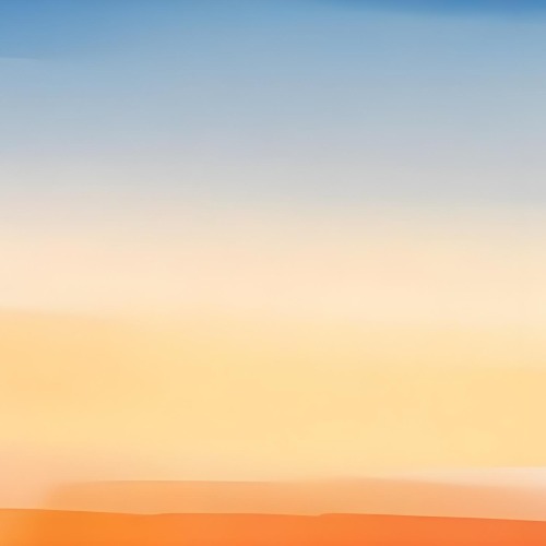 Digital Painting Gradient Of Blue White Orange And Orange Colors Soft Transition Smooth Texture Abstract Background Minimalist Design Vibrant Hues Modern Art Simple Composition Calming Effect Bold And Slim 11 97f4