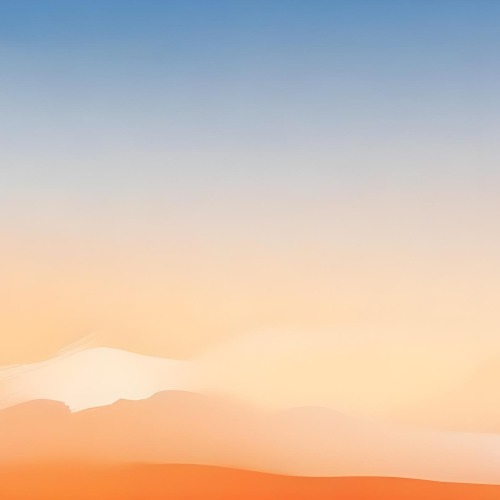 Digital Painting Gradient Of Blue White Orange And Orange Colors Soft Transition Smooth Texture Abstract Background Minimalist Design Vibrant Hues Modern Art Simple Composition Calming Effect Bold And Slim 15 5c37