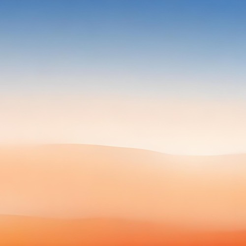 Digital Painting Gradient Of Blue White Orange And Orange Colors Soft Transition Smooth Texture Abstract Background Minimalist Design Vibrant Hues Modern Art Simple Composition Calming Effect Bold And Slim 19 E13c