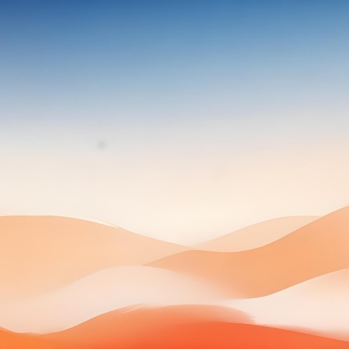 Digital Painting Gradient Of Blue White Orange And Orange Colors Soft Transition Smooth Texture Abstract Background Minimalist Design Vibrant Hues Modern Art Simple Composition Calming Effect Bold And Slim 4 244b
