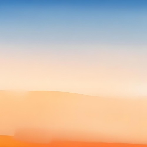 Digital Painting Gradient Of Blue White Orange And Orange Colors Soft Transition Smooth Texture Abstract Background Minimalist Design Vibrant Hues Modern Art Simple Composition Calming Effect Bold And Slim 5 4d87