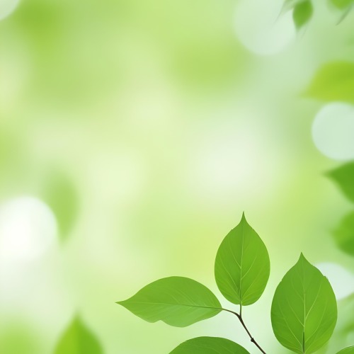 Green Leaves With A Blurred Background Bright And Vibrant Natural Lighting Bokeh Effect Nature Photography Close Up Shot Fresh And Natural Spring Or Summer Theme 2 8cd6