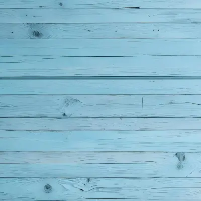 Light Blue Wooden Planks With Visible Wood Grain And Knots Arranged Horizontally Creating A Rustic And Textured Surface 42 D24e