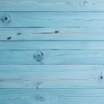 Light Blue Wooden Planks With Visible Wood Grain And Knots Arranged Horizontally Creating A Rustic And Textured Surface 48 5537