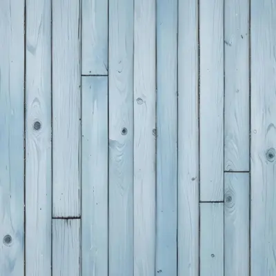 Light Blue Wooden Planks With Visible Wood Grain And Nail Heads Arranged Horizontally To Form A Textured Background 12 Af7b