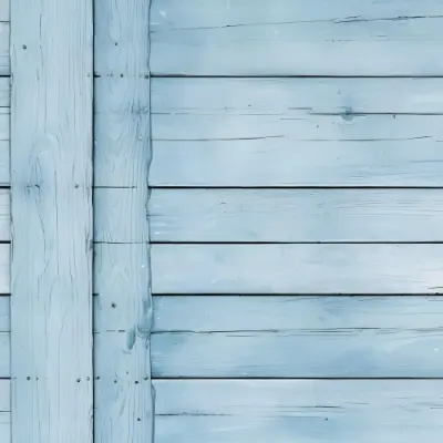 Light Blue Wooden Planks With Visible Wood Grain And Nail Heads Arranged Horizontally To Form A Textured Background 13 0a61