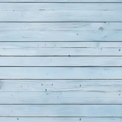Light Blue Wooden Planks With Visible Wood Grain And Nail Heads Arranged Horizontally To Form A Textured Background 3 0d64
