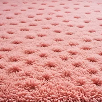 Minimal Soft Studio Light Photography A Close Up View Of A Soft Textured Pink Carpet Or Rug With A Subtle Pattern High Detail Solid Bold Color Background 7 Ef1c
