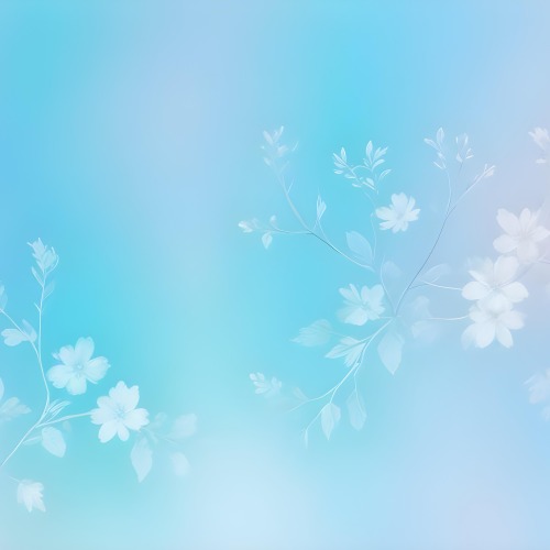 Minimal Soft Studio Light Photography Abstract Background With Light Blue And White Floral Patterns Soft Pastel Colors And A Dreamy Ethereal Quality Creating A Gentle And Calming Visual Effect High Detail Solid 108 Eaa7