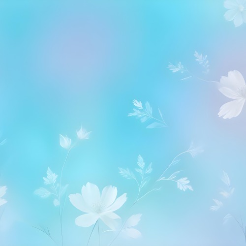 Minimal Soft Studio Light Photography Abstract Background With Light Blue And White Floral Patterns Soft Pastel Colors And A Dreamy Ethereal Quality Creating A Gentle And Calming Visual Effect High Detail Solid 111 6772