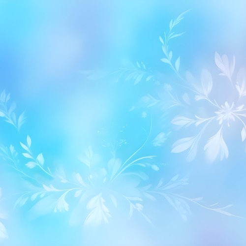 Minimal Soft Studio Light Photography Abstract Background With Light Blue And White Floral Patterns Soft Pastel Colors And A Dreamy Ethereal Quality Creating A Gentle And Calming Visual Effect High Detail Solid 12 003e