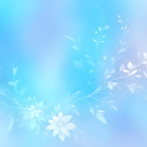 Minimal Soft Studio Light Photography Abstract Background With Light Blue And White Floral Patterns Soft Pastel Colors And A Dreamy Ethereal Quality Creating A Gentle And Calming Visual Effect High Detail Solid 18 Da6e