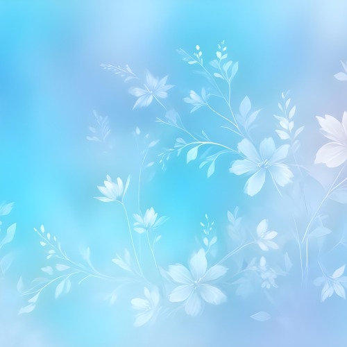 Minimal Soft Studio Light Photography Abstract Background With Light Blue And White Floral Patterns Soft Pastel Colors And A Dreamy Ethereal Quality Creating A Gentle And Calming Visual Effect High Detail Solid 26 Ab71