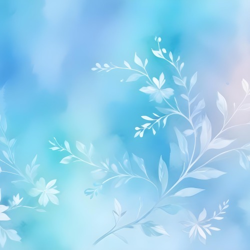 Minimal Soft Studio Light Photography Abstract Background With Light Blue And White Floral Patterns Soft Pastel Colors And A Dreamy Ethereal Quality Creating A Gentle And Calming Visual Effect High Detail Solid 35 85c5