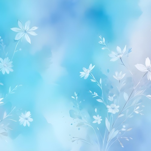 Minimal Soft Studio Light Photography Abstract Background With Light Blue And White Floral Patterns Soft Pastel Colors And A Dreamy Ethereal Quality Creating A Gentle And Calming Visual Effect High Detail Solid 37 A66c