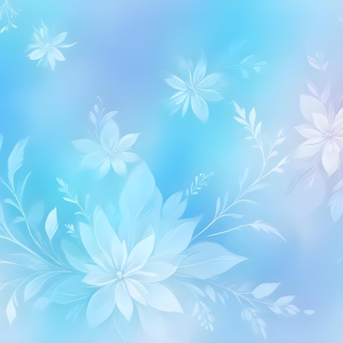 Minimal Soft Studio Light Photography Abstract Background With Light Blue And White Floral Patterns Soft Pastel Colors And A Dreamy Ethereal Quality Creating A Gentle And Calming Visual Effect High Detail Solid 40 A97c