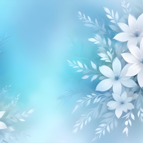 Minimal Soft Studio Light Photography Abstract Background With Light Blue And White Floral Patterns Soft Pastel Colors And A Dreamy Ethereal Quality Creating A Gentle And Calming Visual Effect High Detail Solid 44 6c0d