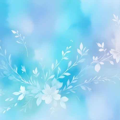 Minimal Soft Studio Light Photography Abstract Background With Light Blue And White Floral Patterns Soft Pastel Colors And A Dreamy Ethereal Quality Creating A Gentle And Calming Visual Effect High Detail Solid 47 E1c7
