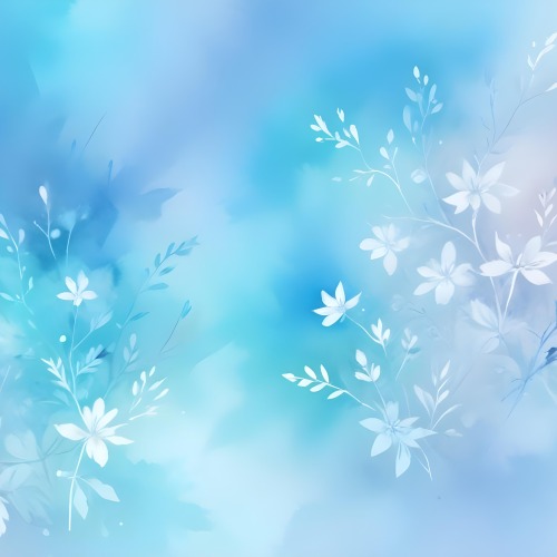 Minimal Soft Studio Light Photography Abstract Background With Light Blue And White Floral Patterns Soft Pastel Colors And A Dreamy Ethereal Quality Creating A Gentle And Calming Visual Effect High Detail Solid 49 5a26
