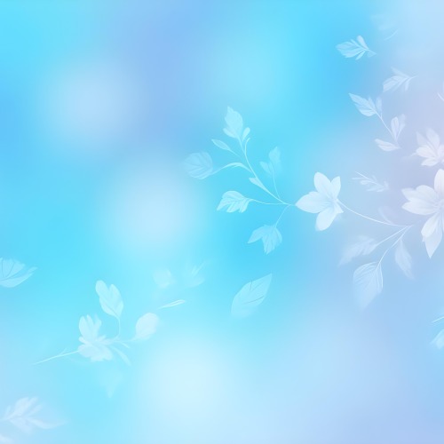 Minimal Soft Studio Light Photography Abstract Background With Light Blue And White Floral Patterns Soft Pastel Colors And A Dreamy Ethereal Quality Creating A Gentle And Calming Visual Effect High Detail Solid 73 5c5e