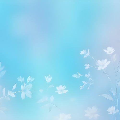Minimal Soft Studio Light Photography Abstract Background With Light Blue And White Floral Patterns Soft Pastel Colors And A Dreamy Ethereal Quality Creating A Gentle And Calming Visual Effect High Detail Solid 78 58dc