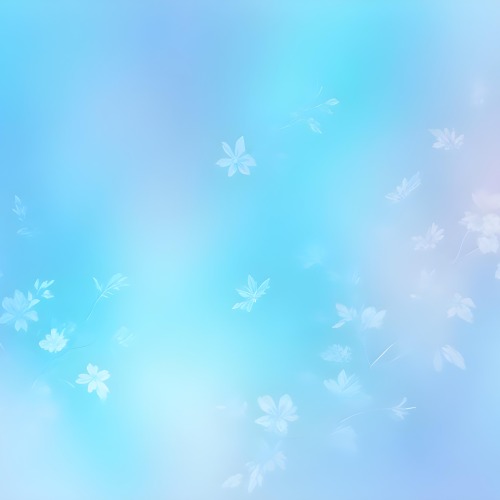 Minimal Soft Studio Light Photography Abstract Background With Light Blue And White Floral Patterns Soft Pastel Colors And A Dreamy Ethereal Quality Creating A Gentle And Calming Visual Effect High Detail Solid 80 A298
