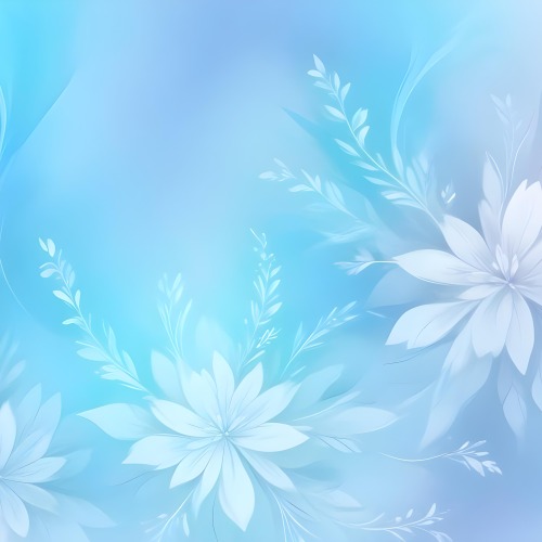 Minimal Soft Studio Light Photography Abstract Background With Light Blue And White Floral Patterns Soft Pastel Colors And A Dreamy Ethereal Quality Creating A Gentle And Calming Visual Effect High Detail Solid 81 Fb5e
