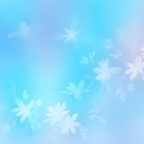 Minimal Soft Studio Light Photography Abstract Background With Light Blue And White Floral Patterns Soft Pastel Colors And A Dreamy Ethereal Quality Creating A Gentle And Calming Visual Effect High Detail Solid 88 C888