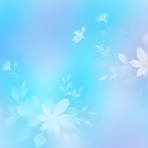 Minimal Soft Studio Light Photography Abstract Background With Light Blue And White Floral Patterns Soft Pastel Colors And A Dreamy Ethereal Quality Creating A Gentle And Calming Visual Effect High Detail Solid 90 148a