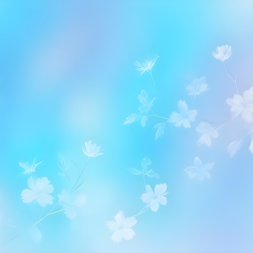 Minimal Soft Studio Light Photography Abstract Background With Light Blue And White Floral Patterns Soft Pastel Colors And A Dreamy Ethereal Quality Creating A Gentle And Calming Visual Effect High Detail Solid 92 6cb2