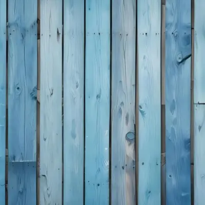 Old Wooden Fence With Blue Paint Vertical Planks Weathered Texture Rustic Background 18 2ceb