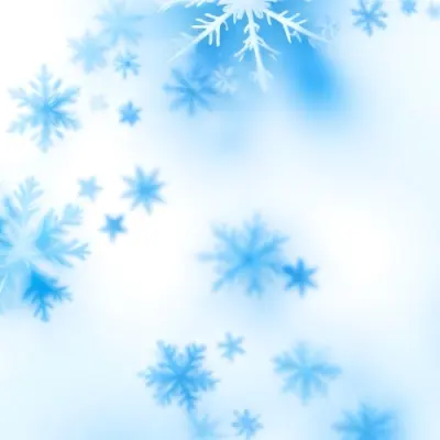 Soft Blue And White Abstract Background With Blurred Snowflake Shapes 1 B4e7