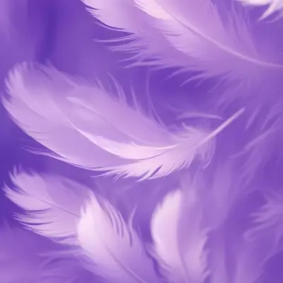 Soft Wispy Purple Feathers With A Blurred Ethereal Background6 11 Cbf8
