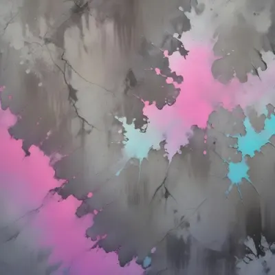 Surreal And Dreamlike Rough Concrete Surface With A Mottled Gray Texture Saturated Pastel Dreamy Atmosphere Liquid Psychedelic 21 7187