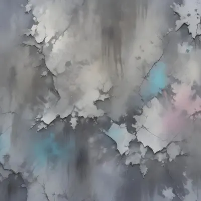 Surreal And Dreamlike Rough Concrete Surface With A Mottled Gray Texture Saturated Pastel Dreamy Atmosphere Liquid Psychedelic 32 2bbd