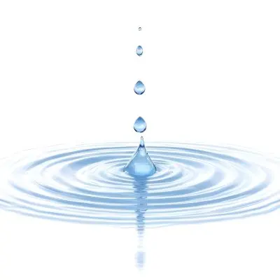 Water Drops Falling Into A Pool Of Water Creating Ripples Isolated On A White Background Clean And Minimalist High Resolution 15 56db