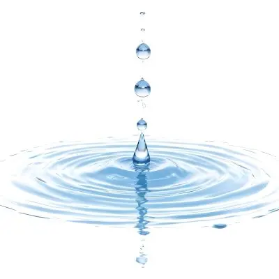 Water Drops Falling Into A Pool Of Water Creating Ripples Isolated On A White Background Clean And Minimalist High Resolution 25 53e1